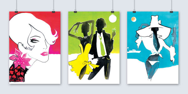 Set of 3 in-store campaign posters by in store marketing agency Davison Williams