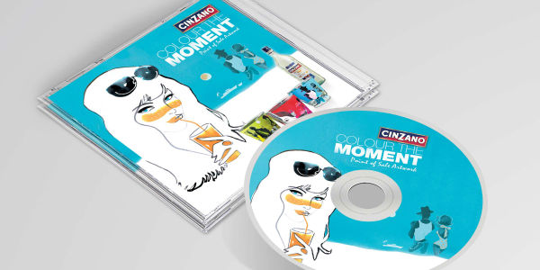 Interactive DVD containing in-store marketing material 